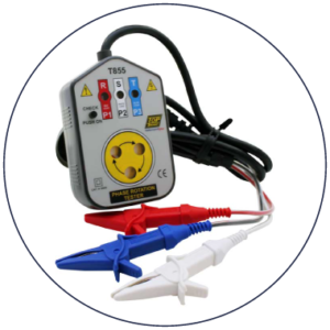 Toptronic T855 Phase Rotation Tester - Power Engineering Services